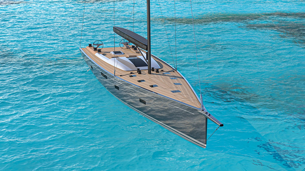 The NYUMBA hybrid sailing yacht is now under construction